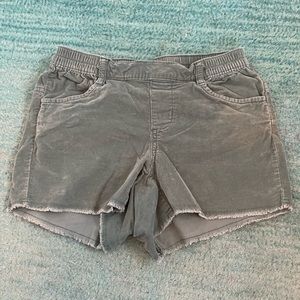 Tea Collection Girls Green Frayed Shorts